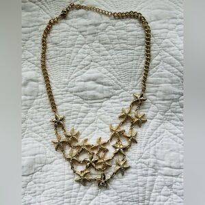 Gold Starfish Necklace